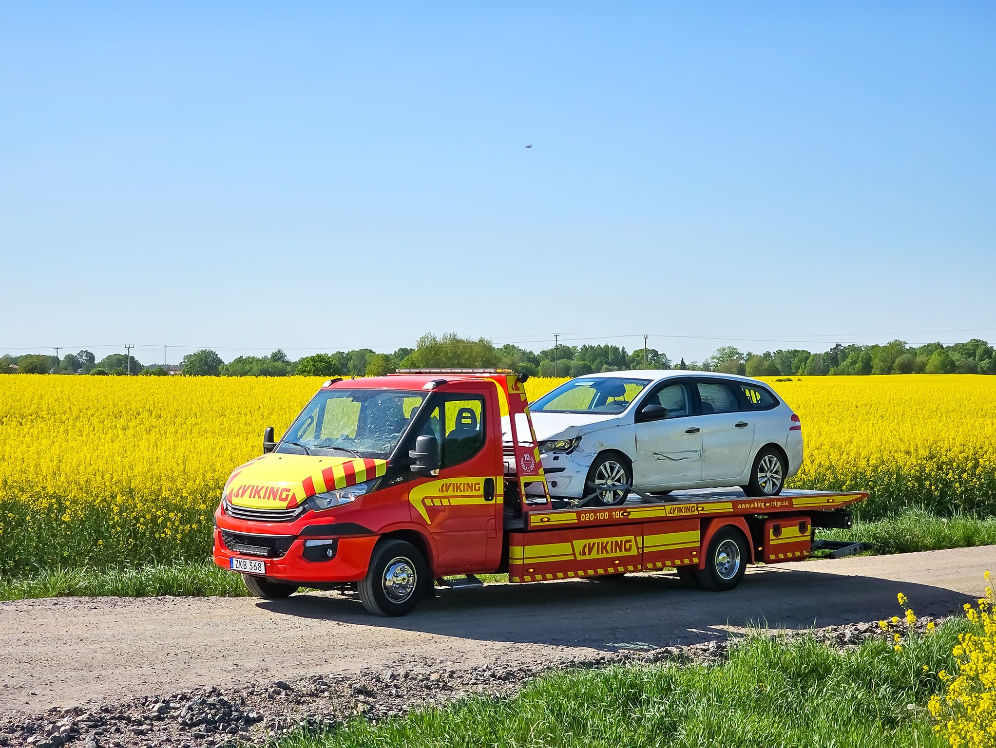 Bärgning av personbil